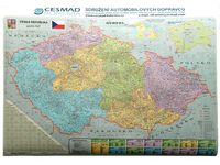 Nástěnná mapa ČR - PSČ